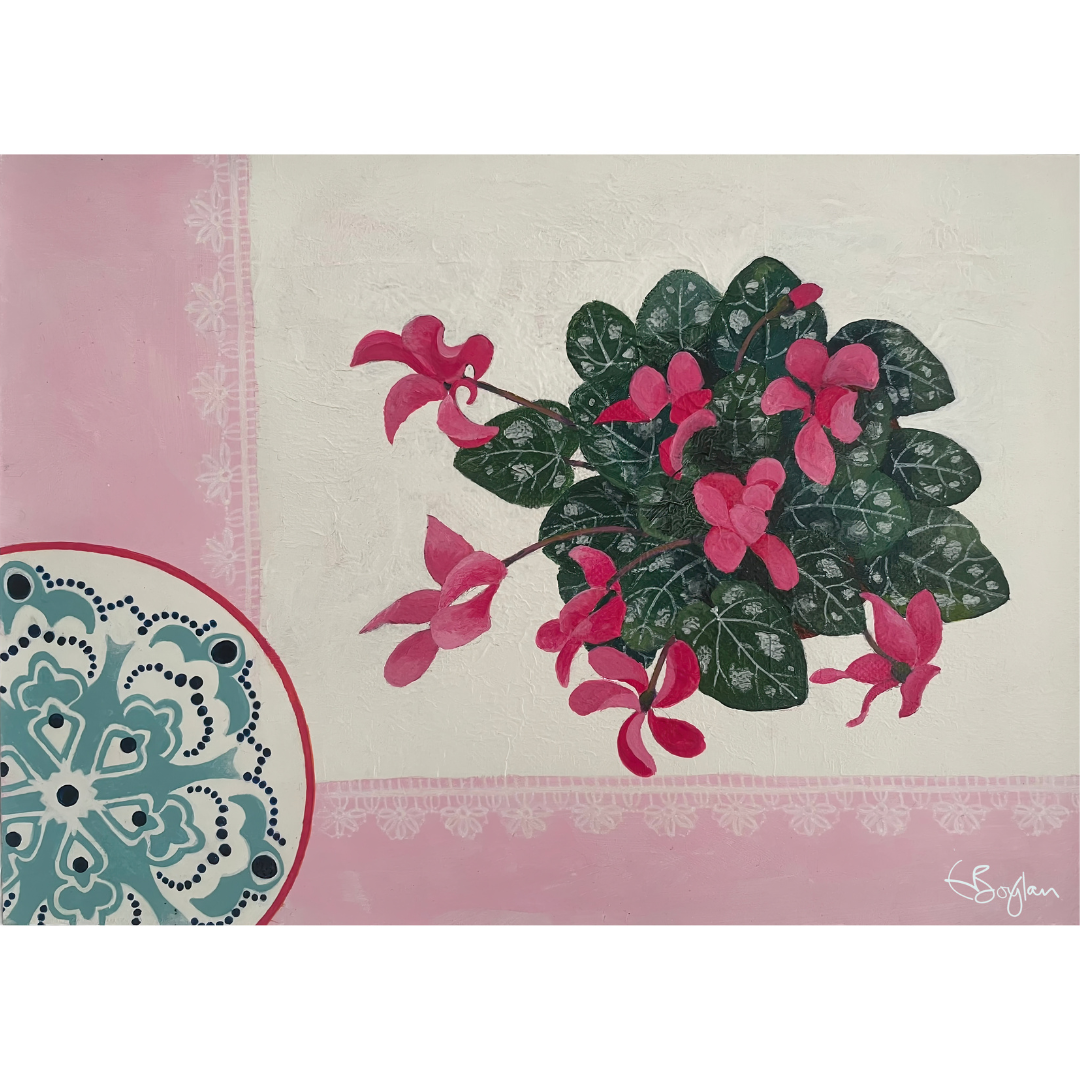 Blush | Floral Still Life | Canvas Print