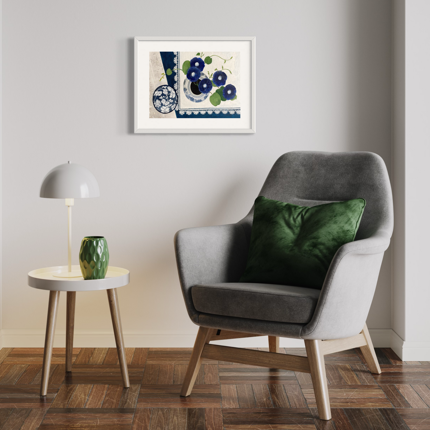 Blue Harmony | Floral Still Life | Fine Art Print