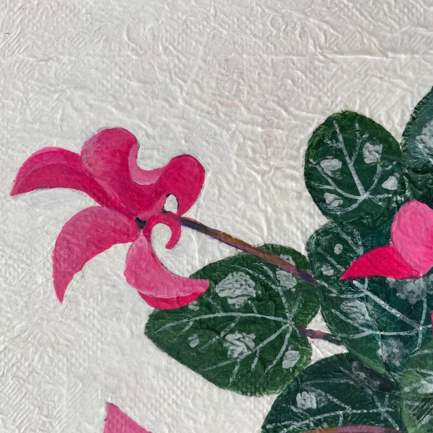 Blush | Floral Still Life | Mixed Media Original Artwork