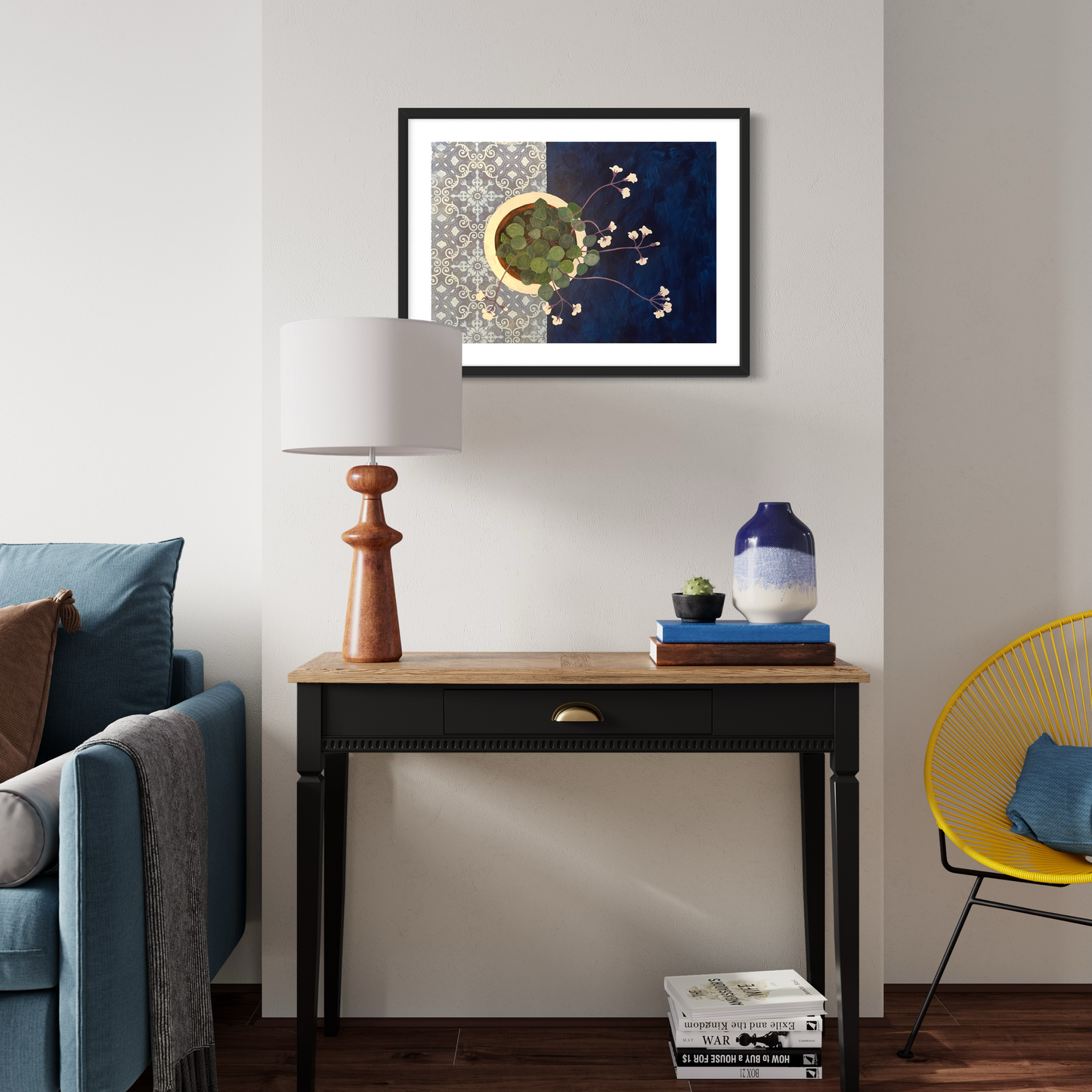 Into the Blue | Floral Still Life | Fine Art Print