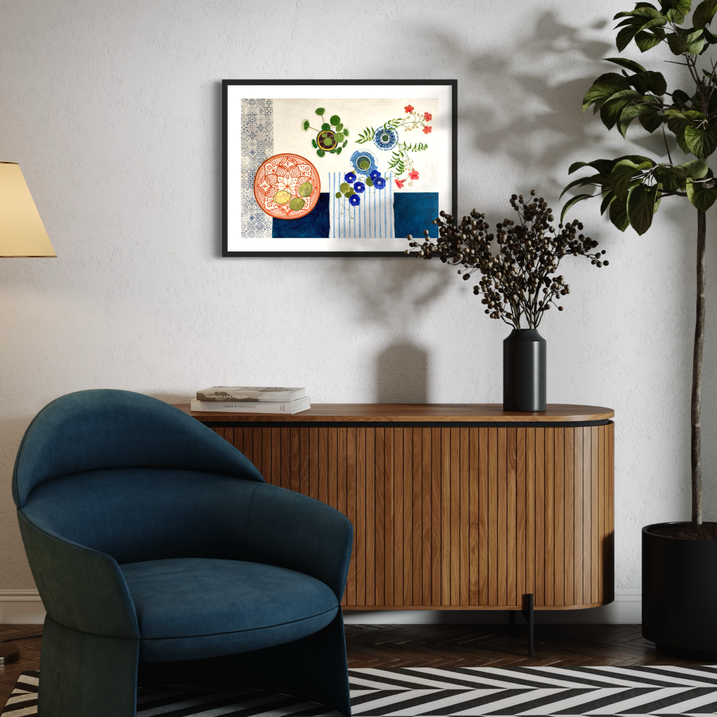 Moroccan Bowl | Floral Still Life | Fine Art Prints
