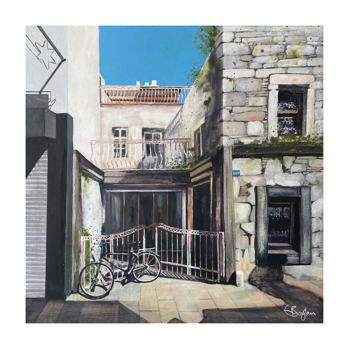 Silent House on Bar Street | Bodrum Series | Fine Art Print