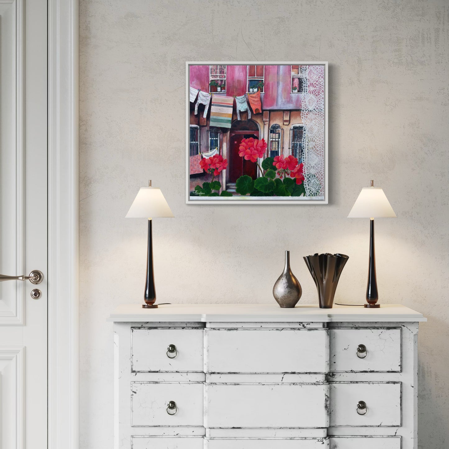 Window on the Street, Balat | Istanbul Series | Canvas Print