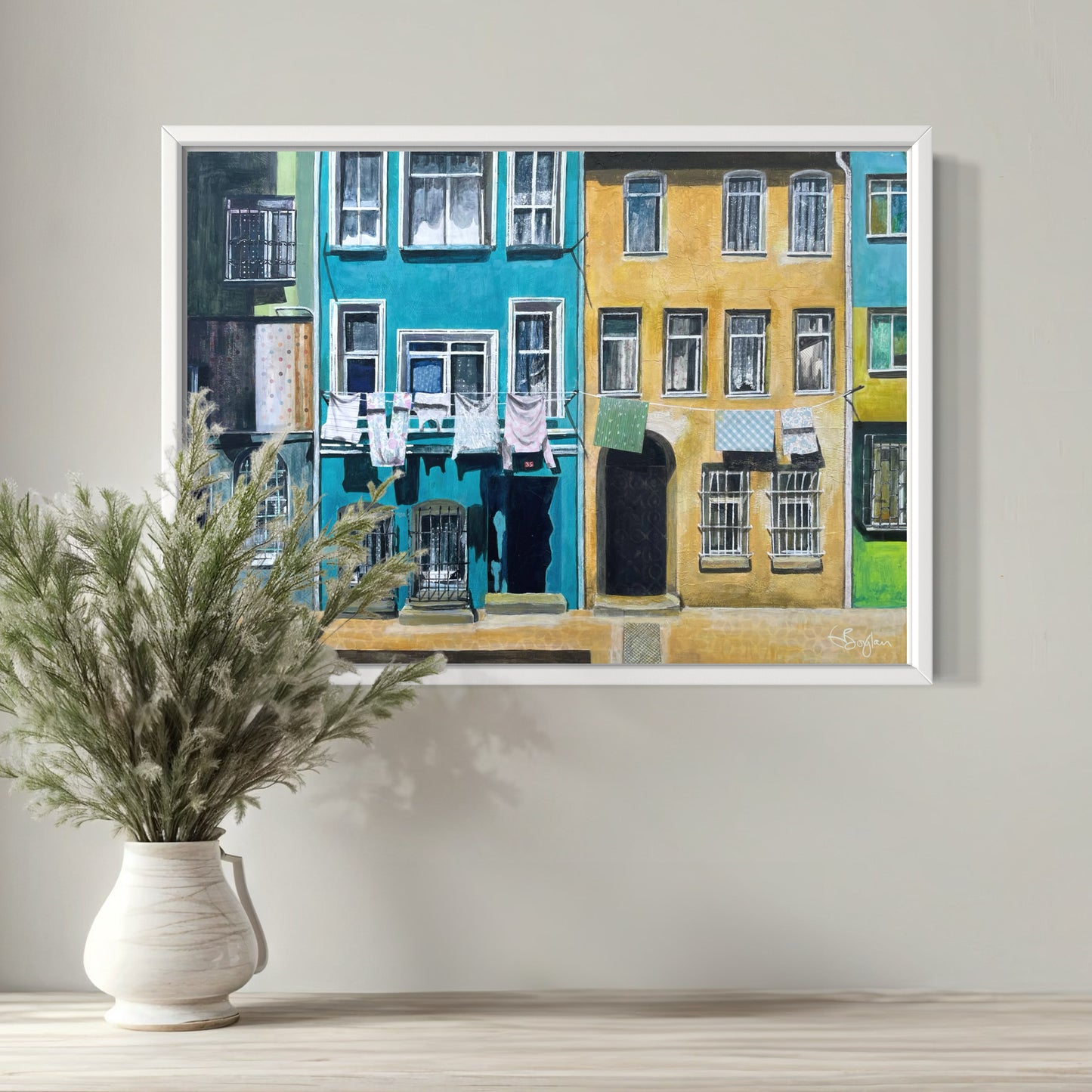 Sunlight and Shadows, Balat | Istanbul Series | Canvas Print