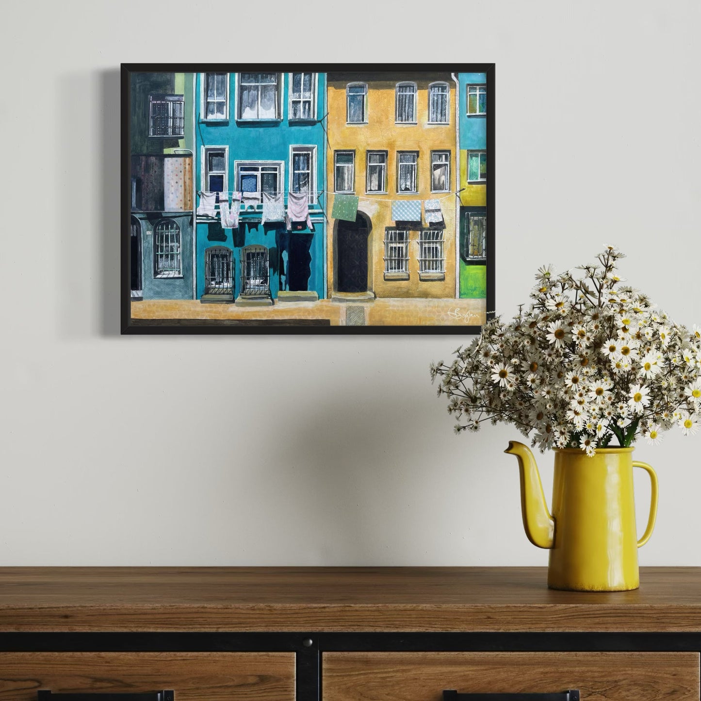 Sunlight and Shadows, Balat | Istanbul Series | Canvas Print