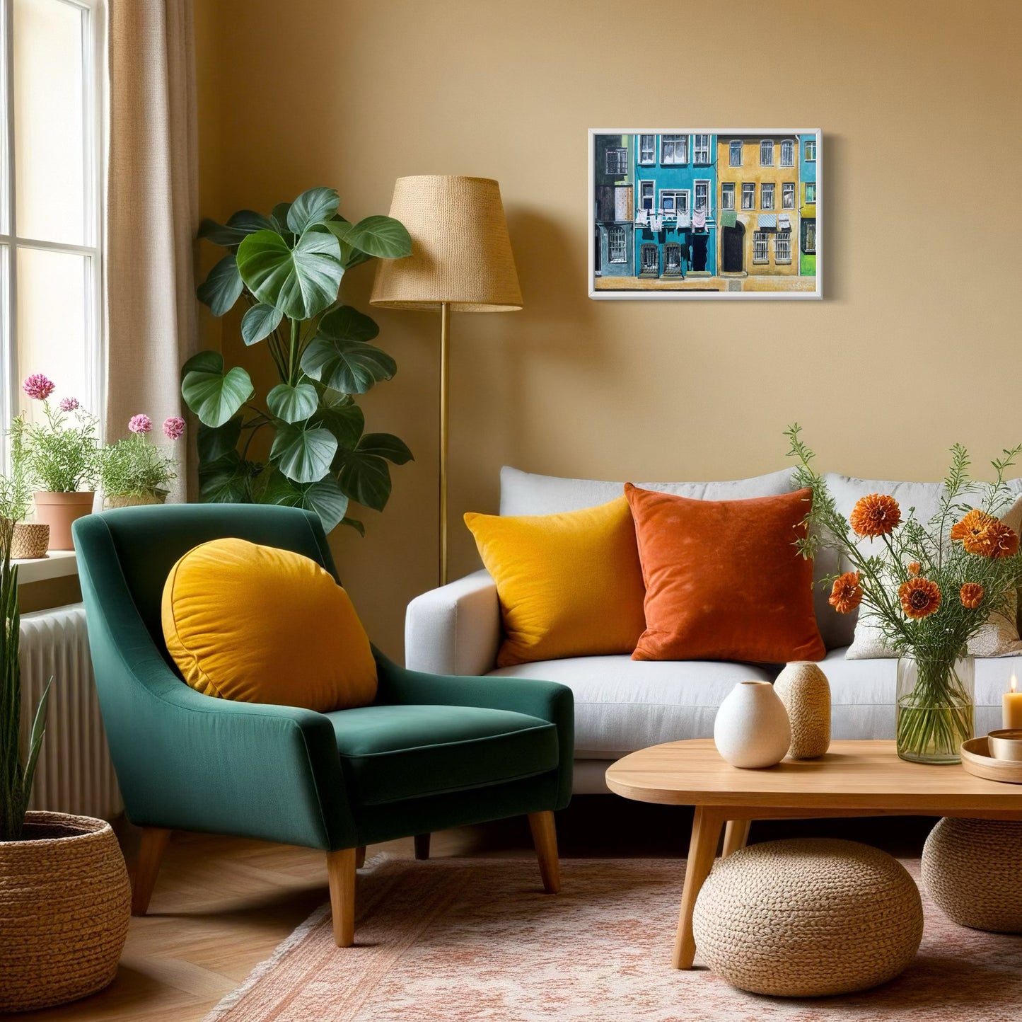 Sunlight and Shadows, Balat | Istanbul Series | Canvas Print