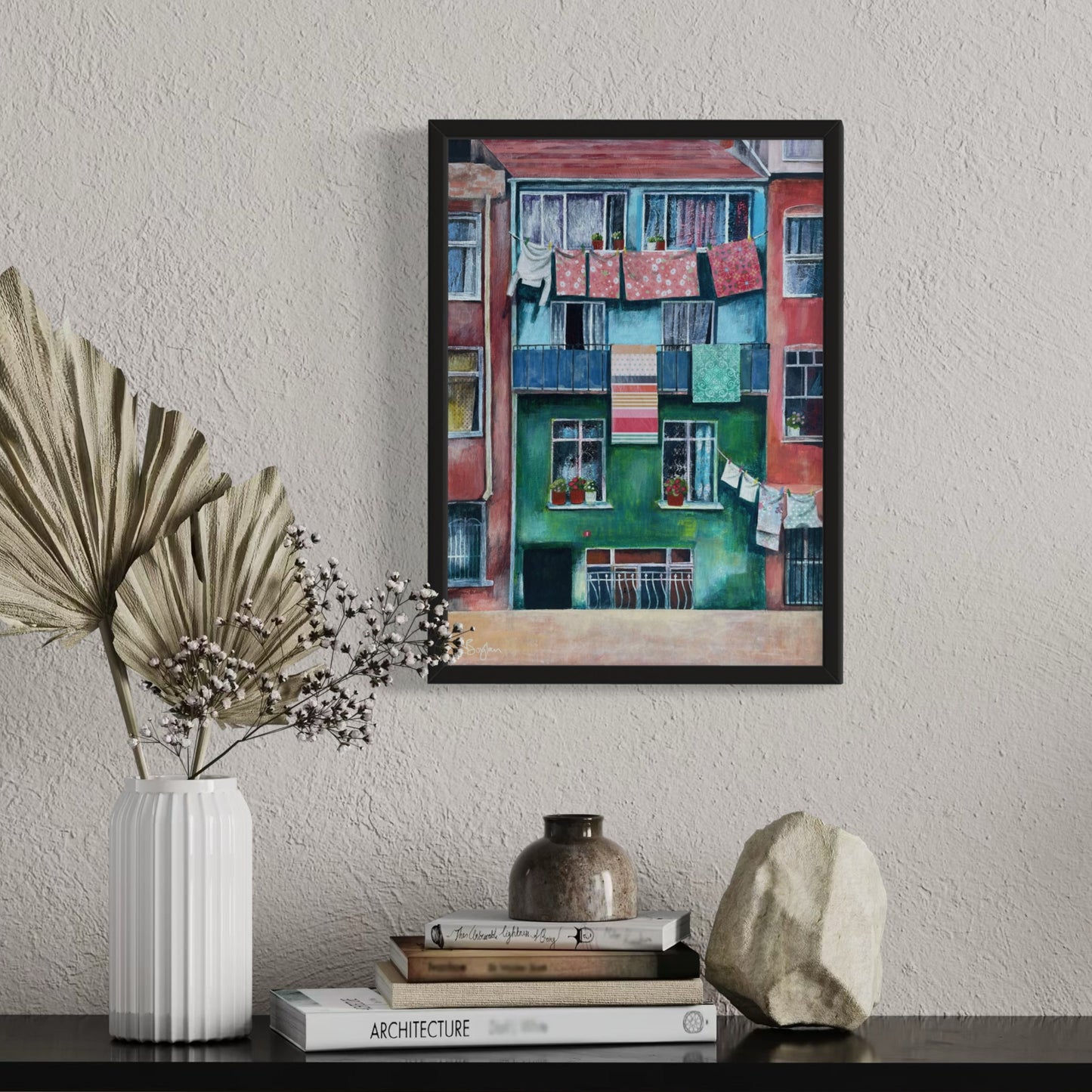 Laundry Day in Balat | Istanbul Series | Canvas Print