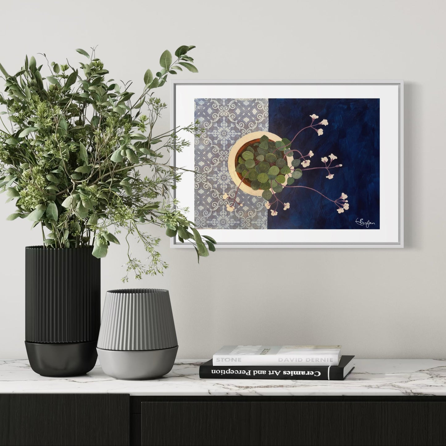 Into the Blue | Floral Still Life | Fine Art Print