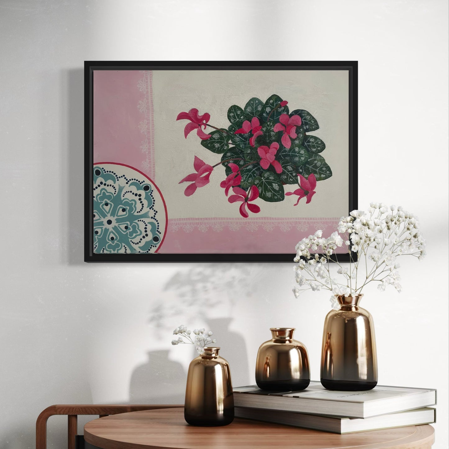 Blush | Floral Still Life | Canvas Print