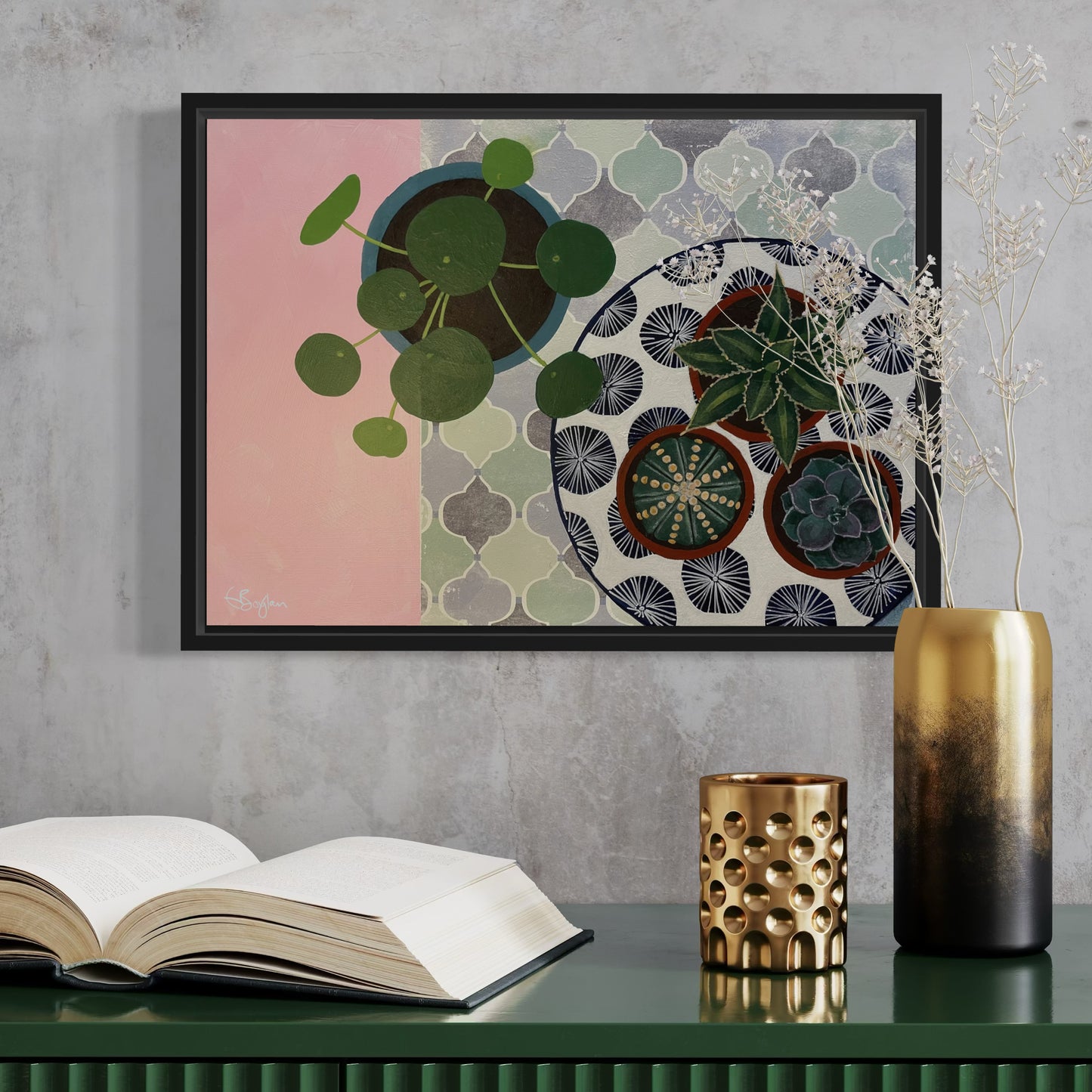Quartet | Floral Still Life | Canvas Print