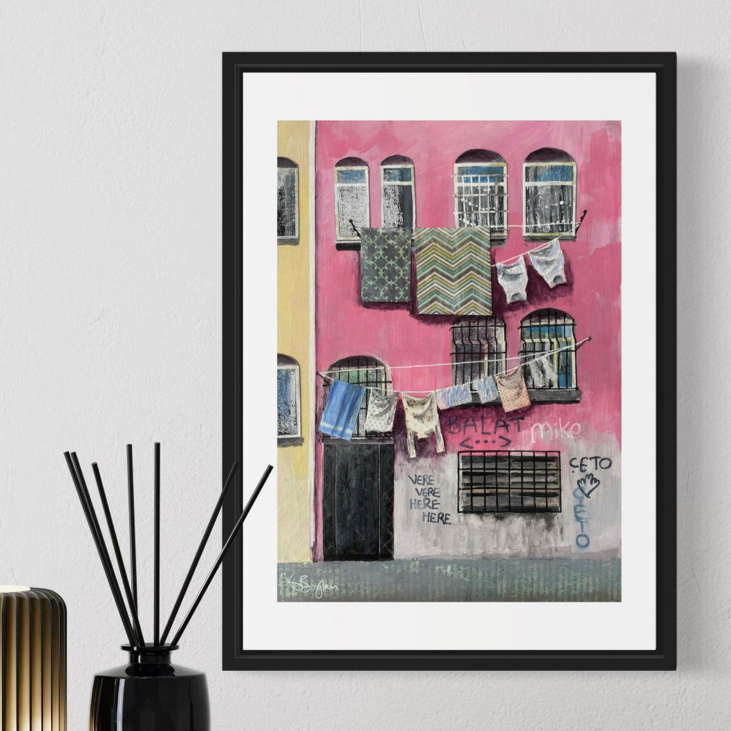 Pink House, Balat | Istanbul Series | Limited Edition Fine Art Print