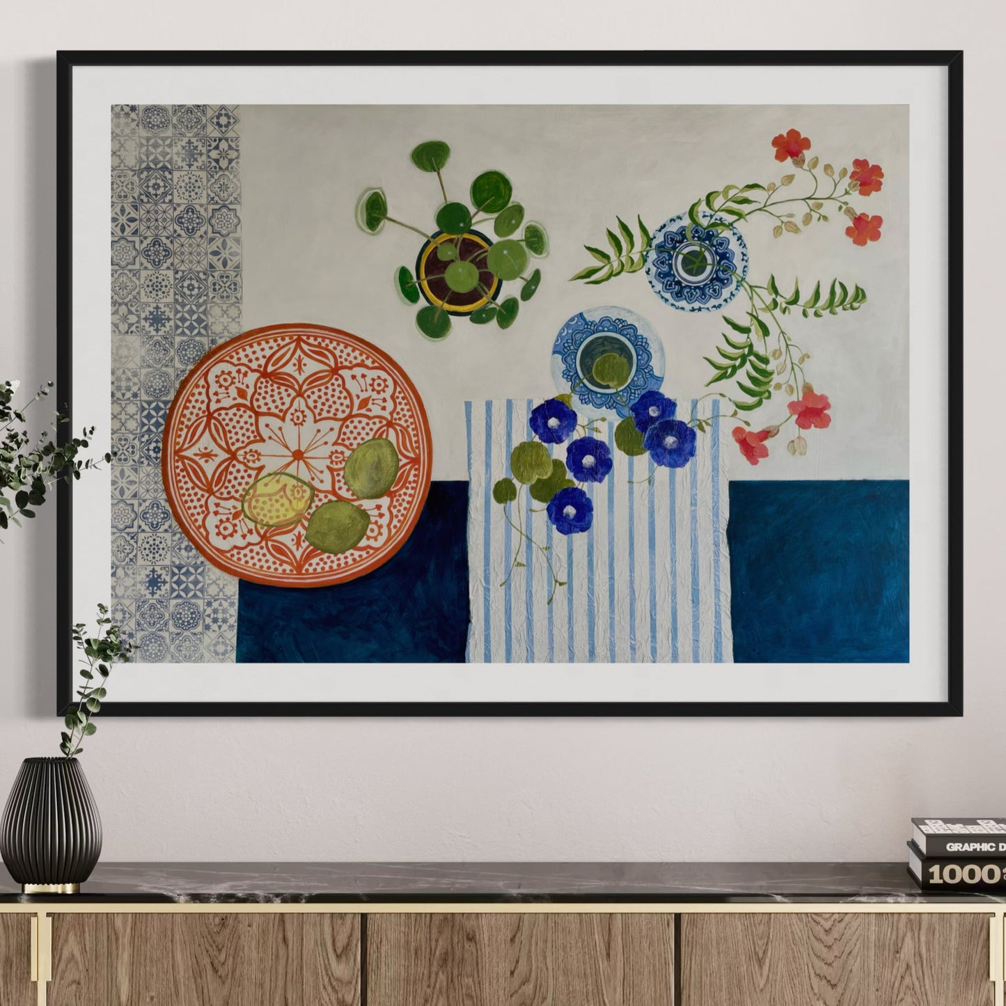 Moroccan Bowl | Floral Still Life | Fine Art Prints