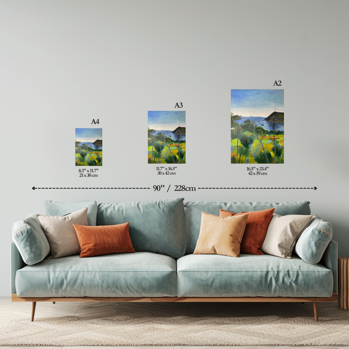 After the Rain | Bodrum Series | Landscape | Canvas Print