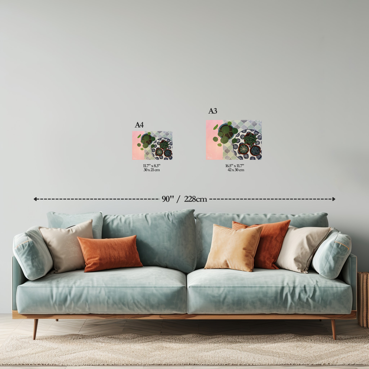 Quartet | Floral Still Life | Canvas Print