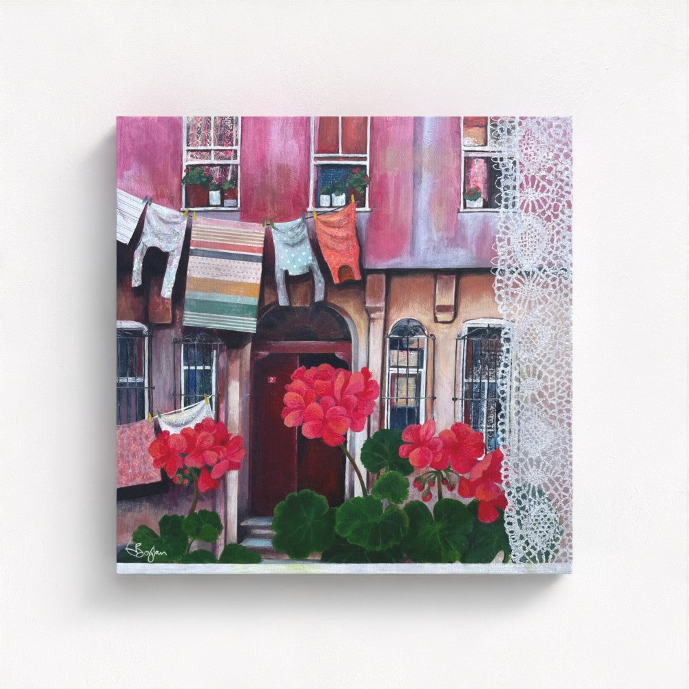 Window on the Street, Balat | Istanbul Series | Canvas Print
