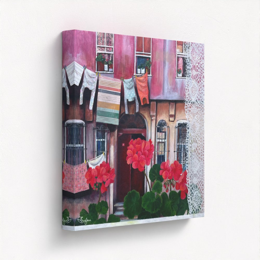 Window on the Street, Balat | Istanbul Series | Canvas Print