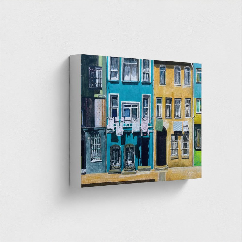 Sunlight and Shadows, Balat | Istanbul Series | Canvas Print