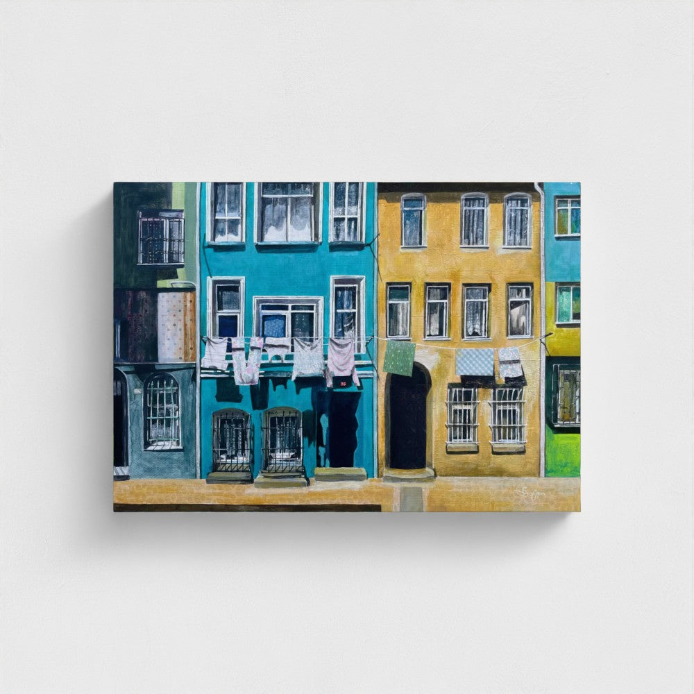 Sunlight and Shadows, Balat | Istanbul Series | Canvas Print