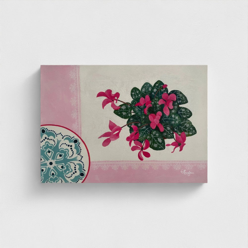 Blush | Floral Still Life | Canvas Print