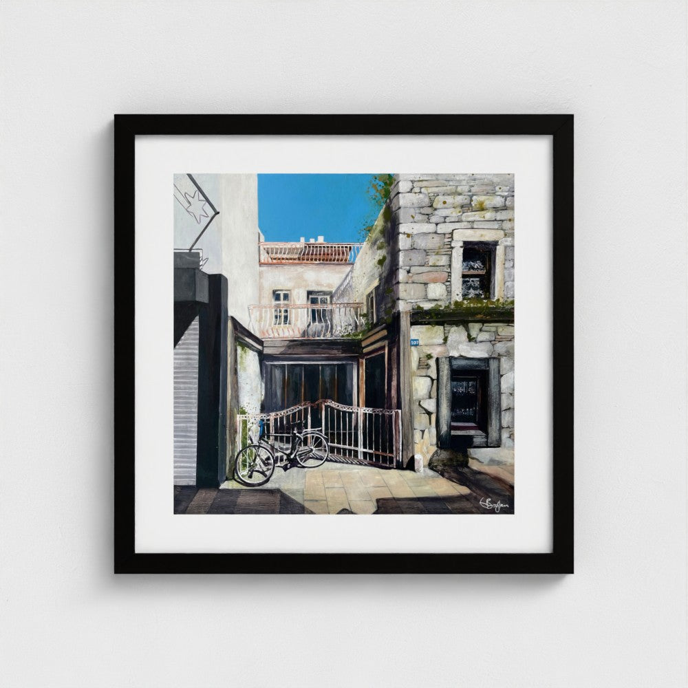 Silent House on Bar Street | Bodrum Series | Fine Art Print