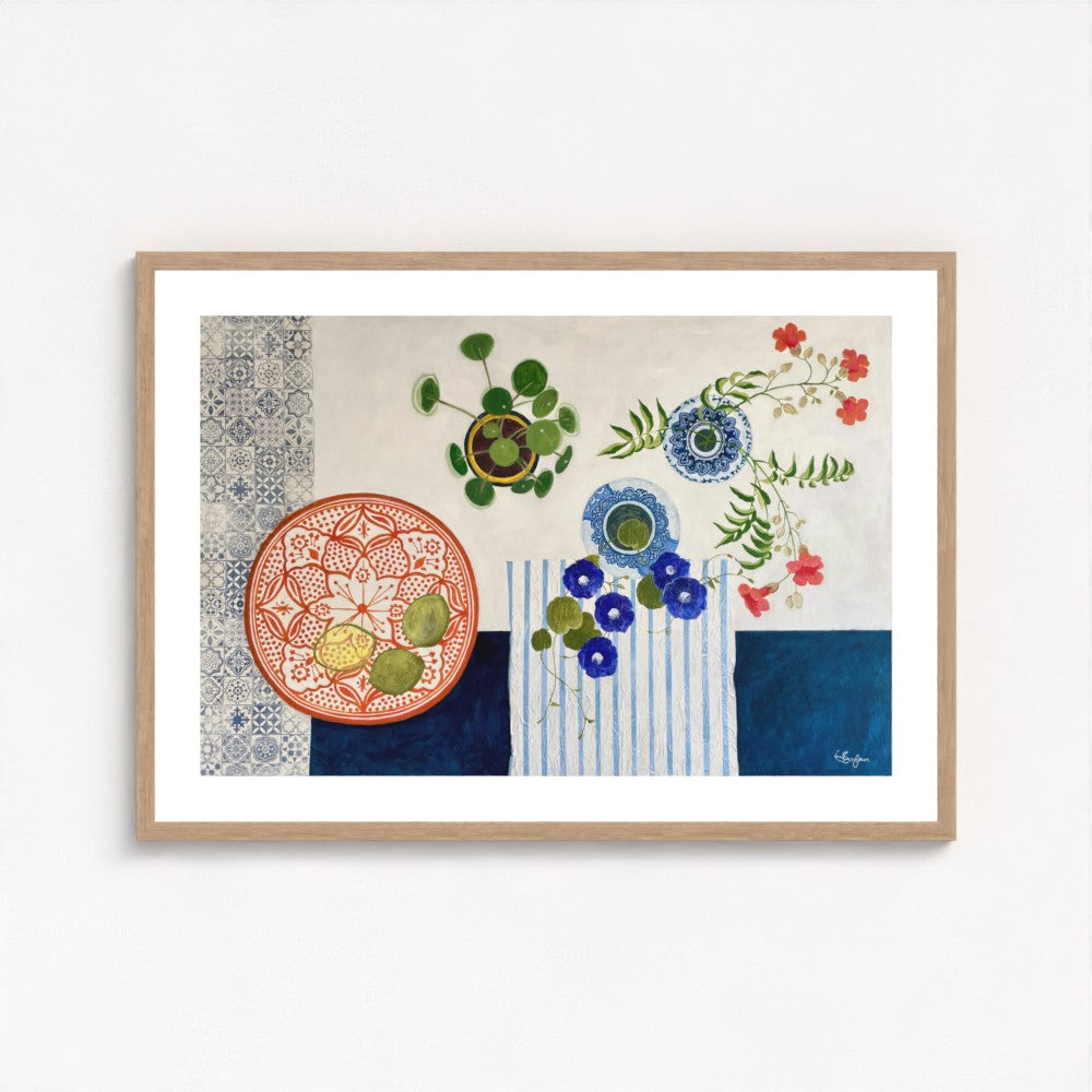 Moroccan Bowl | Floral Still Life | Fine Art Prints