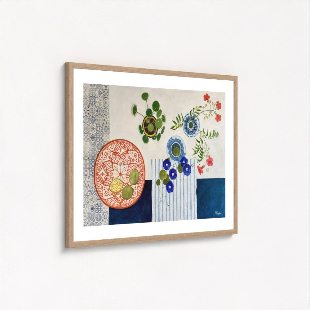 Moroccan Bowl | Floral Still Life | Fine Art Prints