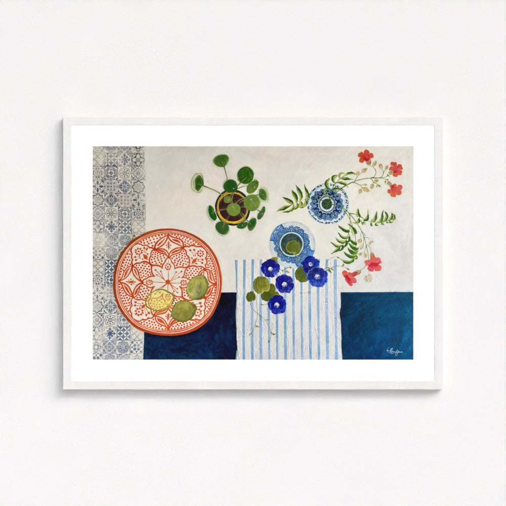 Moroccan Bowl | Floral Still Life | Fine Art Prints
