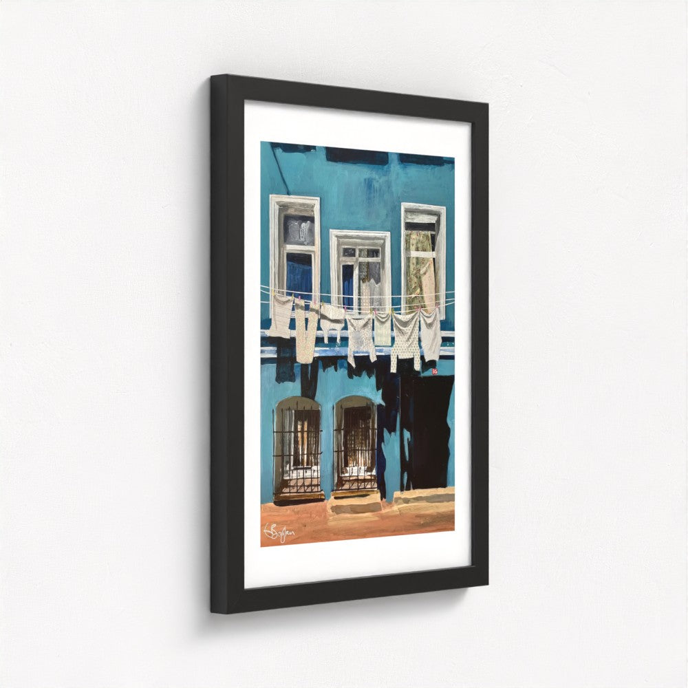 Balat Set | Two A3 Limited Edition Fine Art Prints | Black Frame