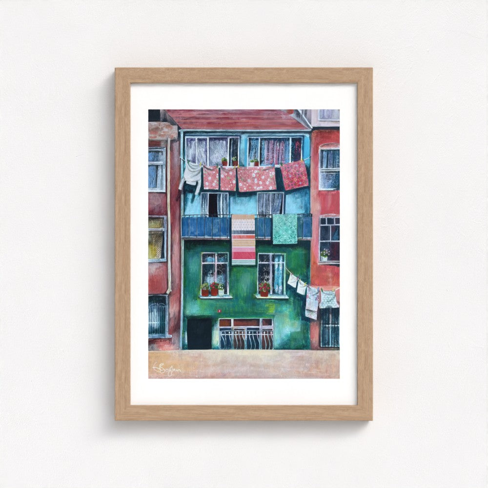 Laundry Day in Balat | Istanbul Series | Fine Art Print
