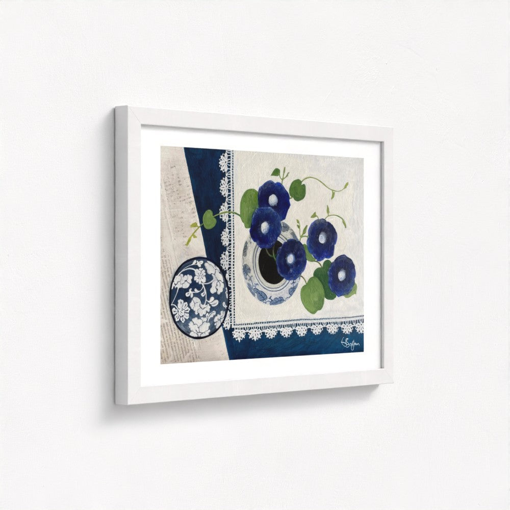Blue Harmony | Floral Still Life | Fine Art Print
