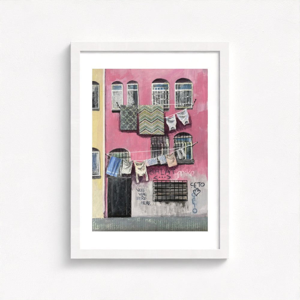 Balat Set | Two A3 Limited Edition Fine Art Prints | White Frame
