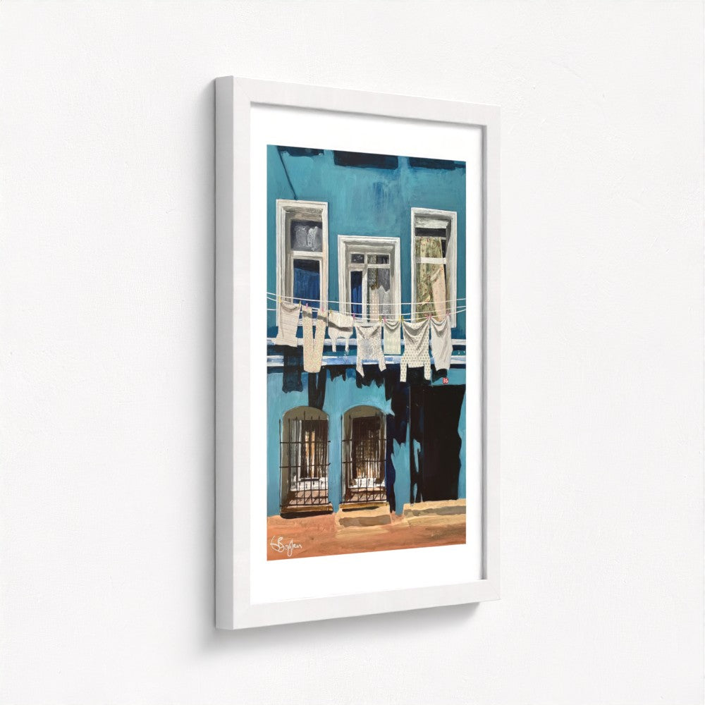 Balat Set | Two A3 Limited Edition Fine Art Prints | White Frame