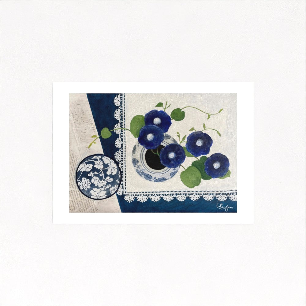 Blue Harmony | Floral Still Life | Fine Art Print