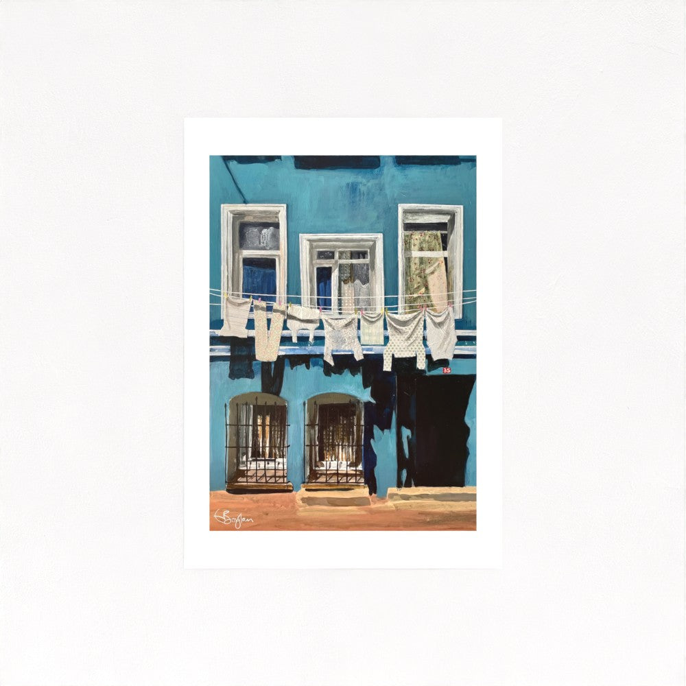 Turquoise House, Balat | Istanbul Series | Limited Edition Fine Art Print