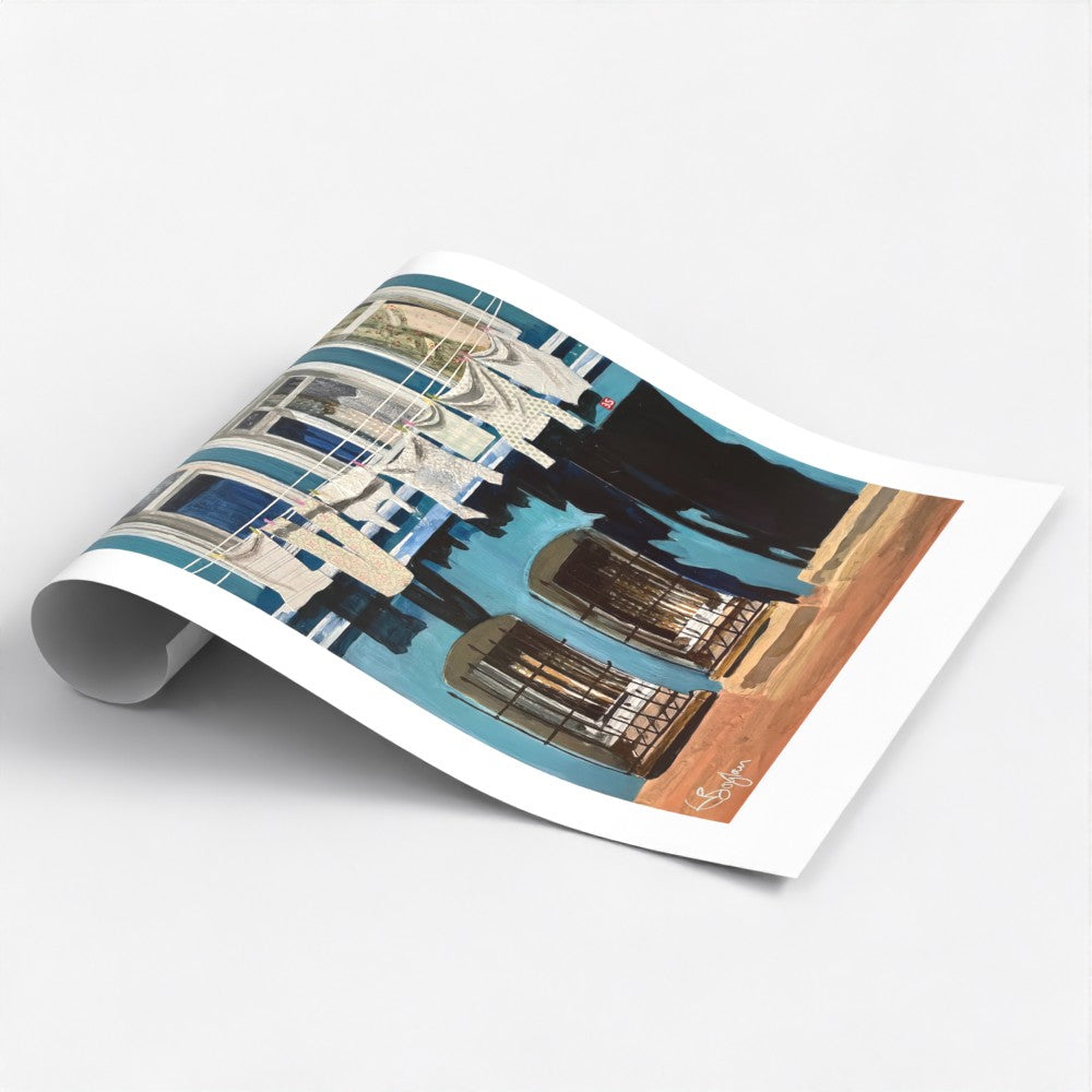 Turquoise House, Balat | Istanbul Series | Limited Edition Fine Art Print