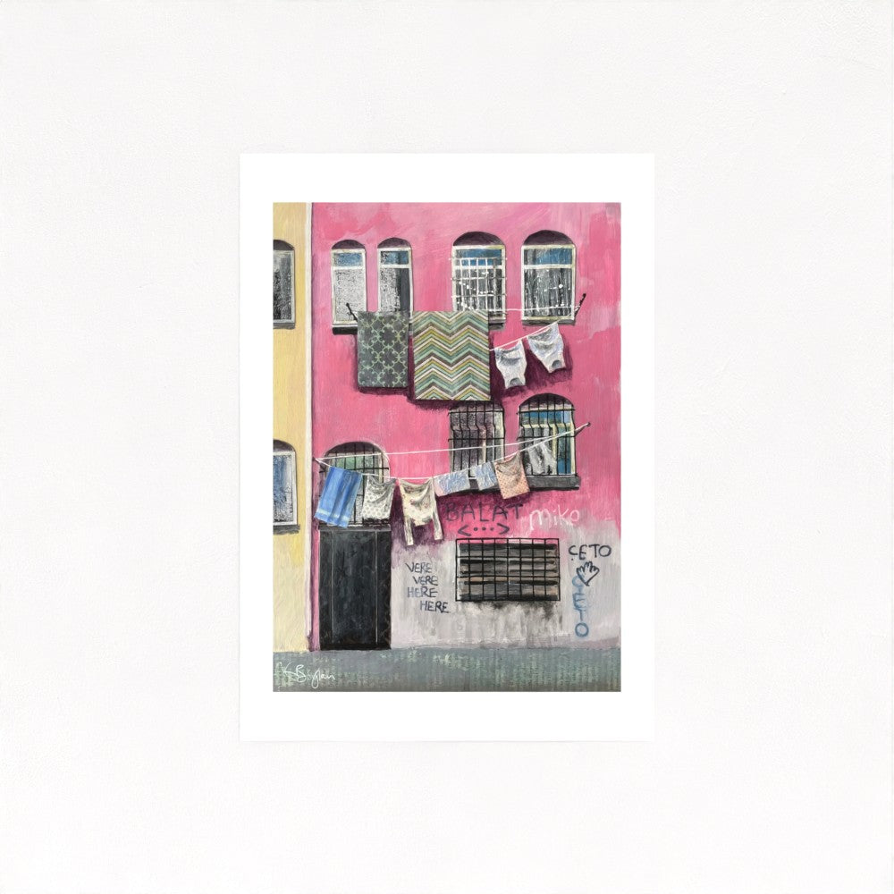Pink House, Balat | Istanbul Series | Limited Edition Fine Art Print