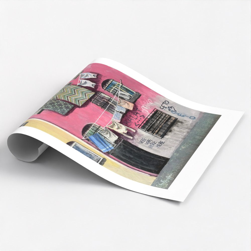 Pink House, Balat | Istanbul Series | Limited Edition Fine Art Print
