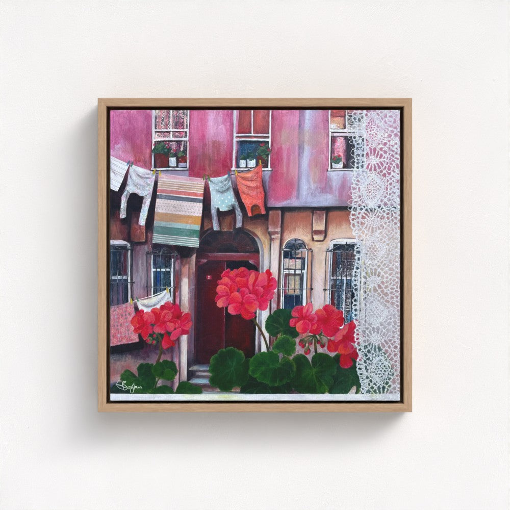 Window on the Street, Balat | Istanbul Series | Canvas Print