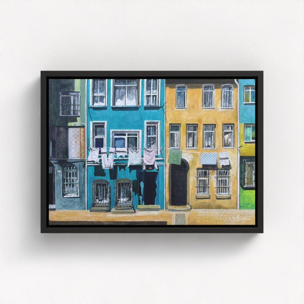 Sunlight and Shadows, Balat | Istanbul Series | Canvas Print
