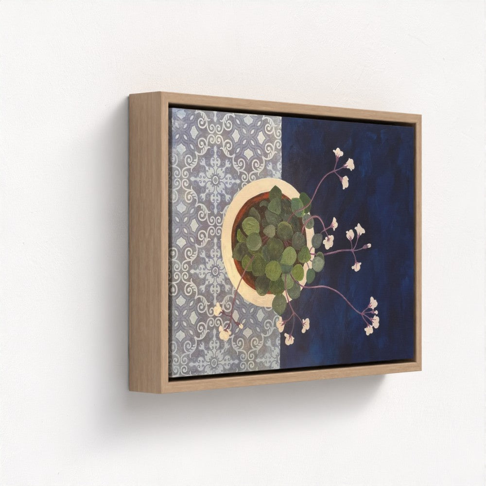 Into the Blue | Floral Still Life | Canvas Print