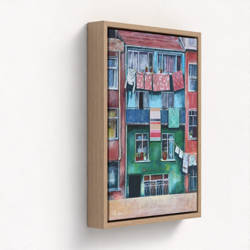 Laundry Day in Balat | Istanbul Series | Canvas Print