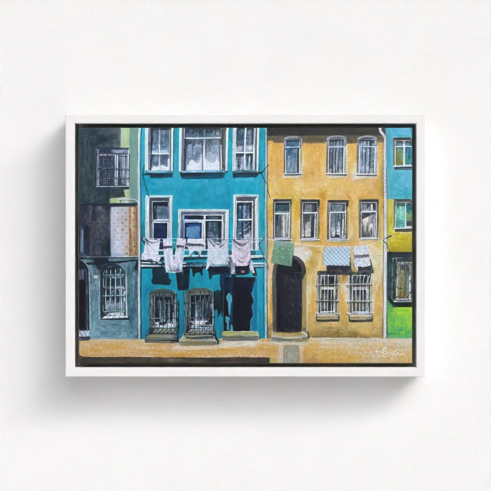 Sunlight and Shadows, Balat | Istanbul Series | Canvas Print