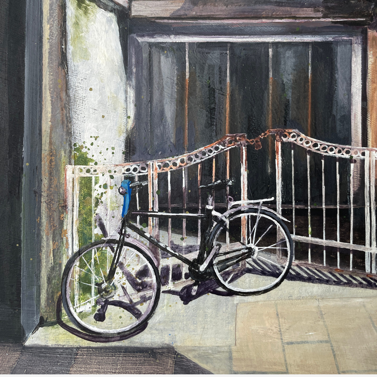Silent House | Bodrum Series | Mixed Media Original Artwork