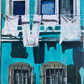 Sunlight and Shadows, Balat | Istanbul Series | Mixed-media Original Artwork