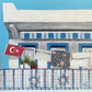 Summer Laundry | Bodrum Series | Mini Original Artwork
