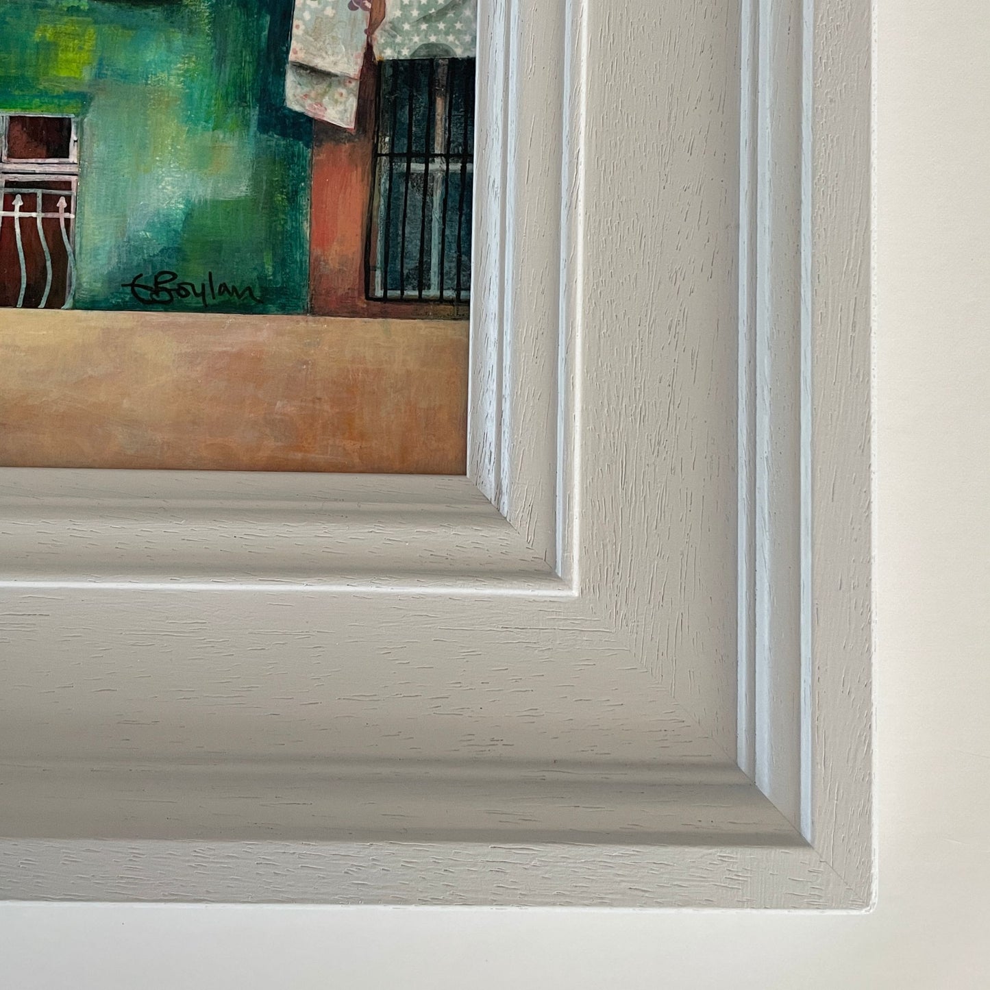 Laundry Day, Balat | Istanbul Series | Mixed Media Original Artwork