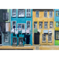 Sunlight and Shadows, Balat | Istanbul Series | Mixed-media Original Artwork