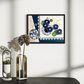 Blue Harmony | Floral Still Life | Canvas Print