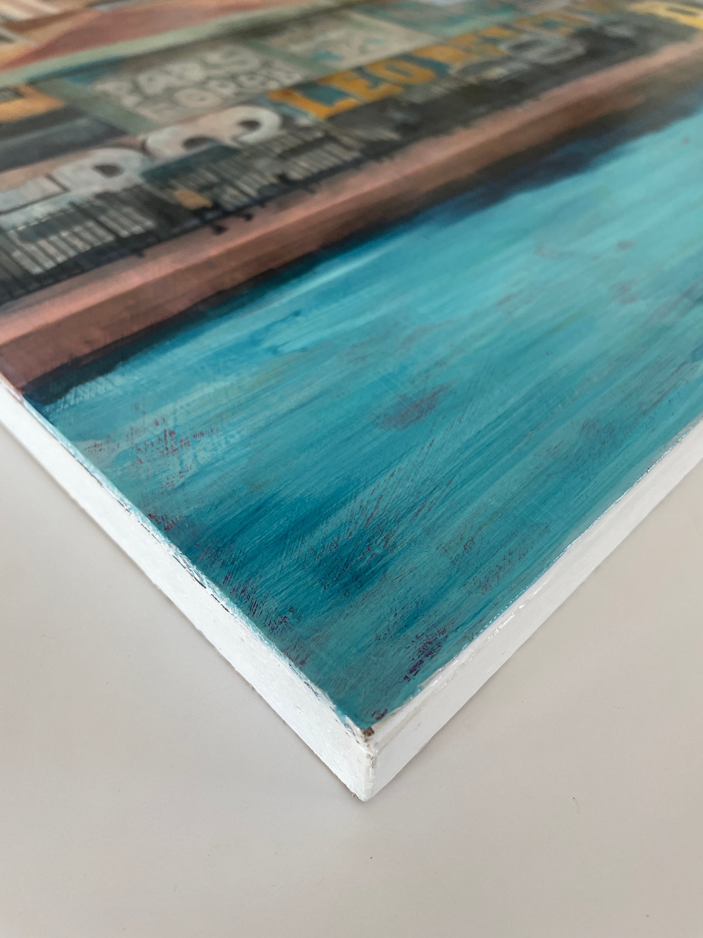 Karaköy View | Istanbul Series | Original Mixed Media Artwork