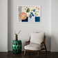 Moroccan Bowl | Floral Still Life | Mixed Media Original Artwork